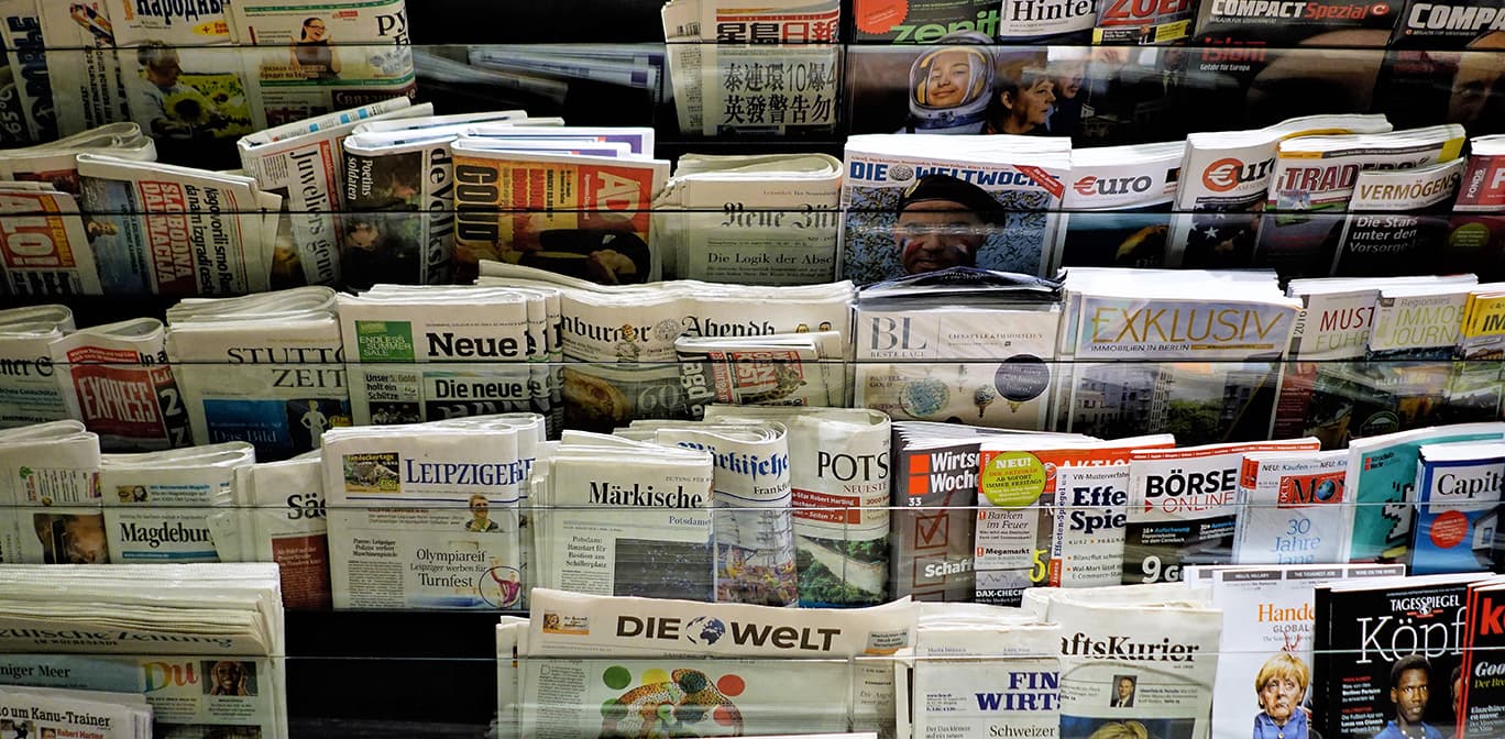 European newstand