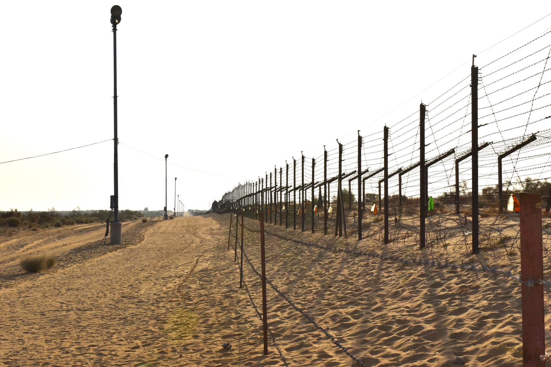 Image of Pakistan and India Border