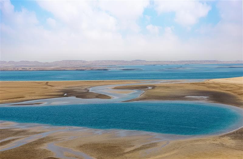Al Udeid coast in Qatar 