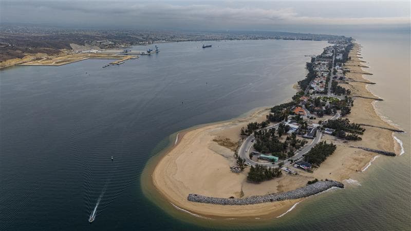 Aerial view of the Lobito Corridor