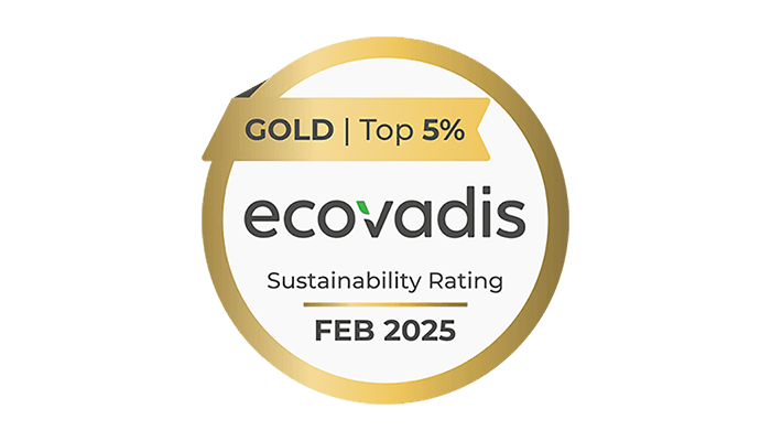 EcoVadis Gold Medal 2025 EcoVadis Gold Medal 2025