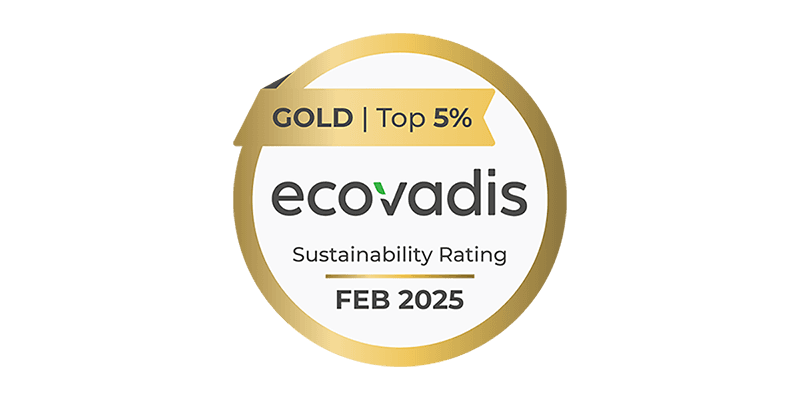 EcoVadis Gold Medal 2025 EcoVadis Gold Medal 2025