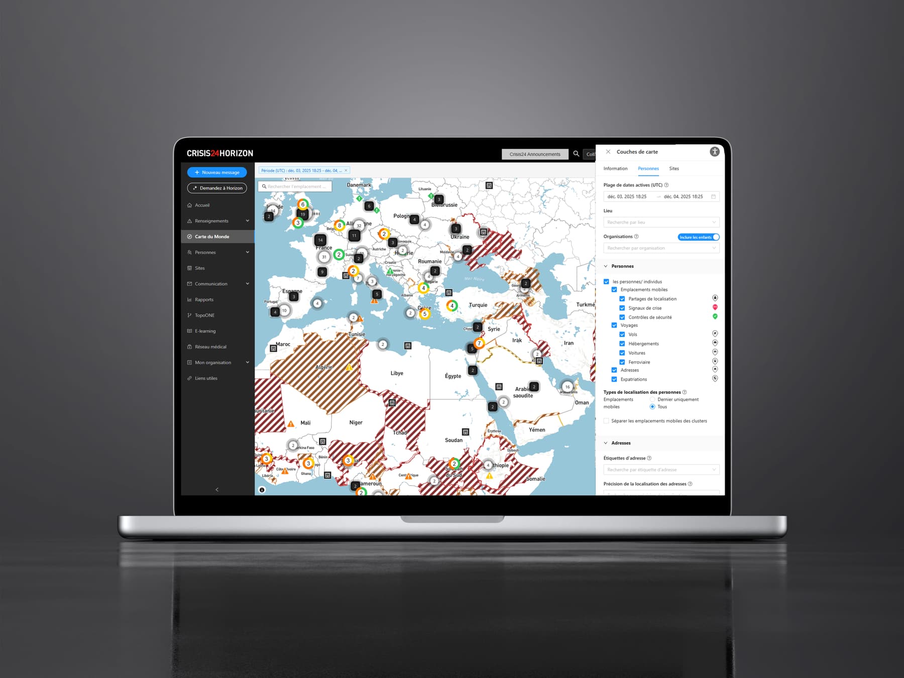 Crisis24 Horizon French Screenshot Macbook 16 inch Crisis24 Horizon French Screenshot Macbook 16 inch